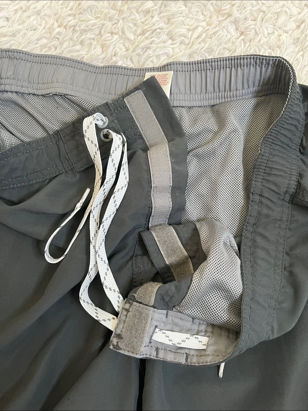 Merona Swim Trunks Gray Men's Beach Ocean Size XL